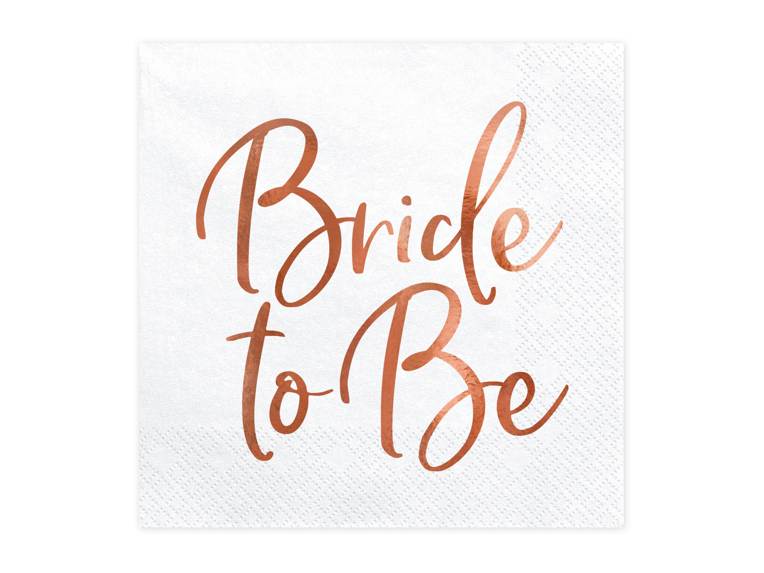 Baltos servetėlės Bride To Be