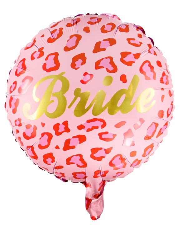 Bride rožinis apvalus balionas
