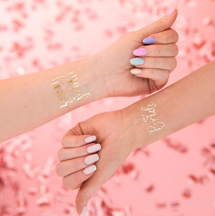 bride laikinos tatuiruotės auksinės