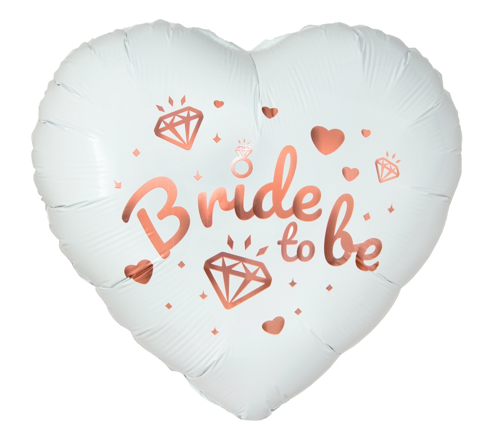 Širdelės formos bride to be balionas